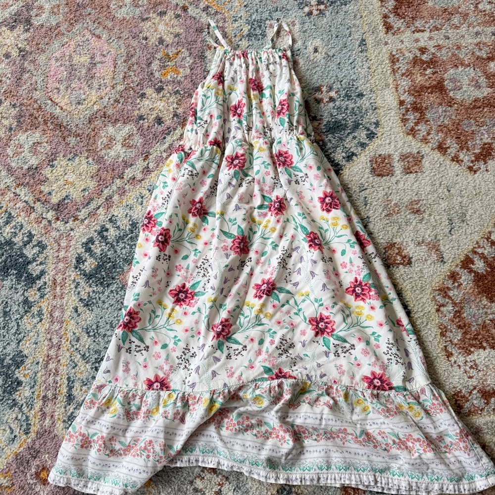 Old Navy Floral Maxi Dress Girls Size Small 6-7